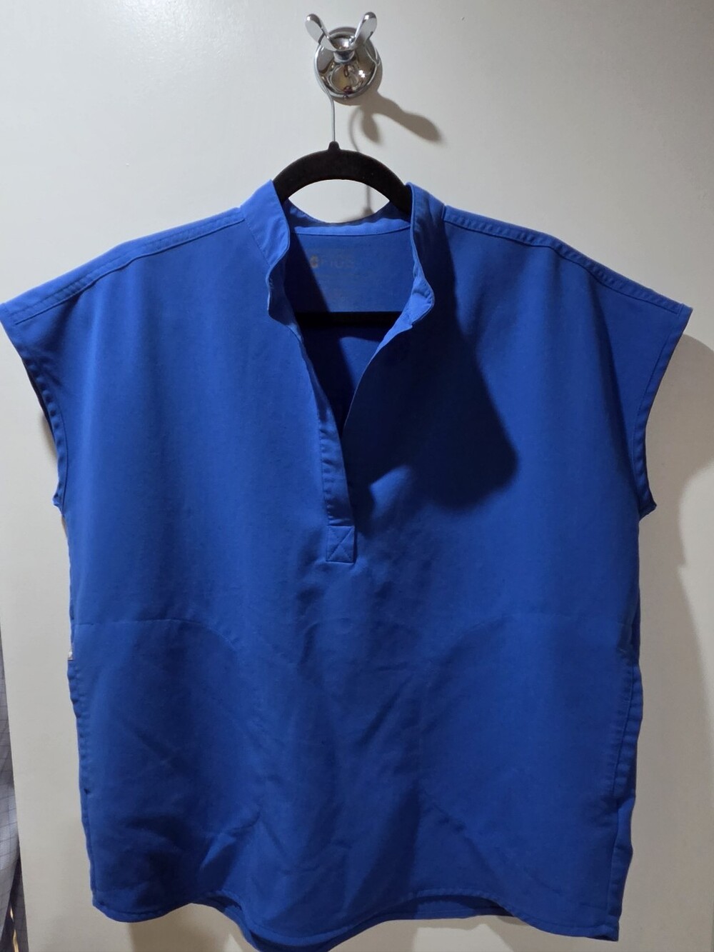 Figs Women's Raphaela Scrub Top- Royal Blue